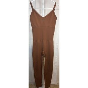Bo Tee Full Body Jumpsuit Brown Size - Medium
